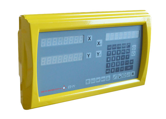 Máquina linear amarilla Dro del torno de 2 AXIS Lcd para las máquinas-herramientas
