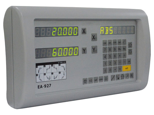 Digitaces LCD exhiben 2 sistemas de medición de AXIS Dro para la fresadora