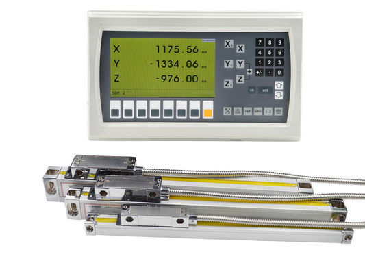 Encoder óptico lineal incremental compacto y duradero para torno de molino