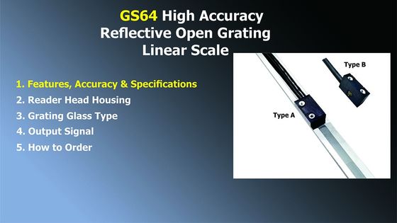 Easson GS64 expuso codificadores lineares en metrología