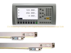 Kit de lectura digital para torno con 6 resortes de medición CNC, escala lineal absoluta